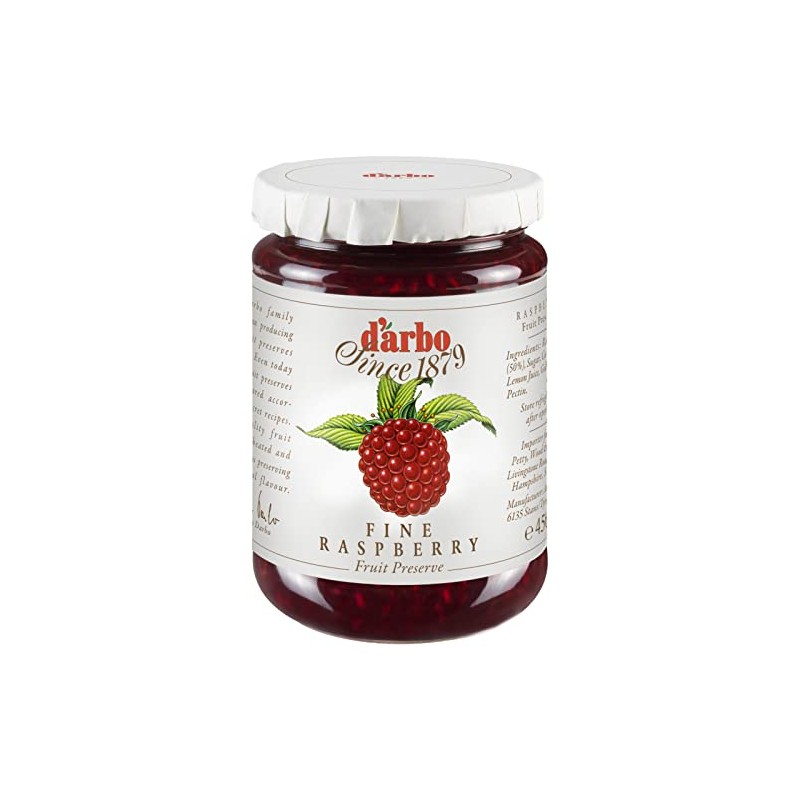 Darbo Naturrein Raspberry Jam Extra, 450 g Jar