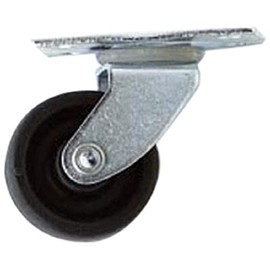 Merriway® BH01549 30mm (1.1/4 inch) Single Wheel Swivel Castors Casters, Plate Fix - Pack of 4