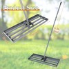 FAHKNS 30 Lawn Leveling Rake, Yard Leveling Tool with Extended