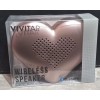 Vivitar Rose Gold Heart Shape Wireless Bluetooth Portable Speaker