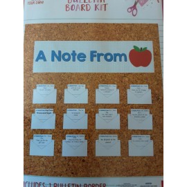 Unbranded Classroom Bulletin Board Kit W/Bulletin Border, 30 Cards & 30 Envelopes NEW!