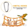 MiOYOOW Bird Rope Net, Cotton Rat Climbing Rope Ladder Bridge