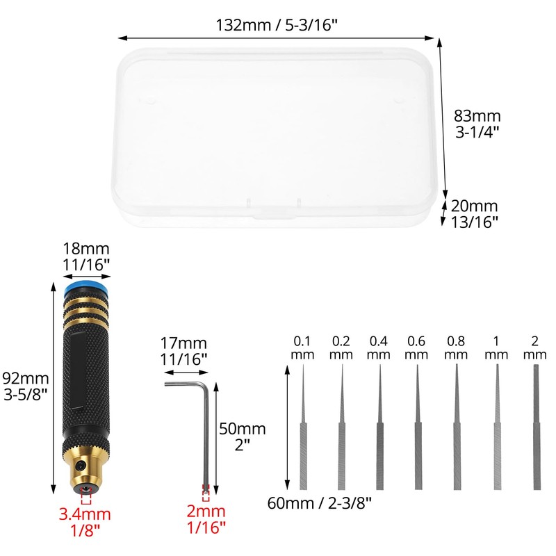 QWORK Model Scriber Resin Carved Scribe Line Cutting Tool, Chisel