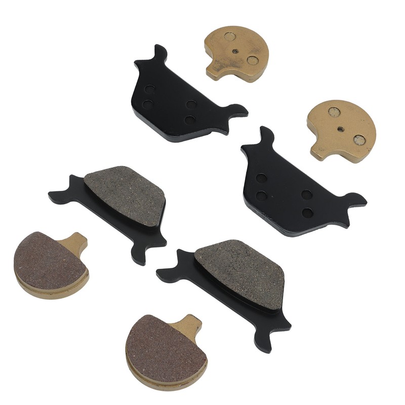 4PCs Motorcycle Front And Rear Brake Pads Brake Accessory Replacement