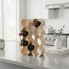 Daimix 4-Tier Wine Rack Countertop, 14 Bottles Wooden Wine Holder