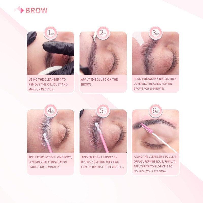 Eyelash Lifting Set, Scdom Lash Lifting Set and Brow Lifting