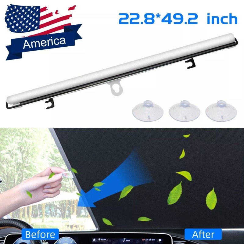 DONWELL Honda Car Sun Shade- Retractable Windshield Visor Folding UV