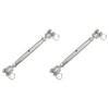 uxcell 2Pcs M8(5/16") Closed Body Jaw and Jaw Turnbuckles Wire