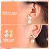 4pcs Earring Lifters Backs, Heart Shaped Earrings Support Backs Practical