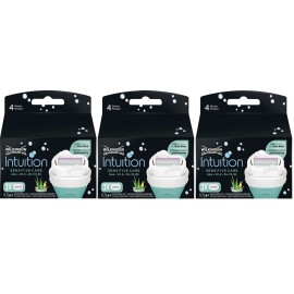 Schick Intuition Sensitive Care Moisturizing Razor Blade Refills, 9 Cartridges