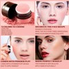 Face Blush Powder Makeup Soft Mushroom Blush for Cheeks Long