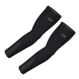 Difos Men's Arm Cover, Fleece-Lined, Fleece-Lined, Autumn/Winter, Cycling, Running, Road Bike, Cycling, Sports, Climbing, Windproof, Cold Protection, Thermal, Anti-Slip, L