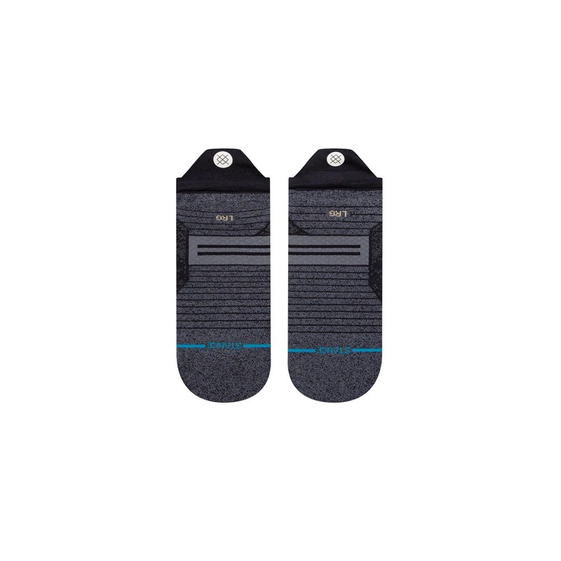 Stance Run Tab St Socks [3 Pack] (Small, Black)