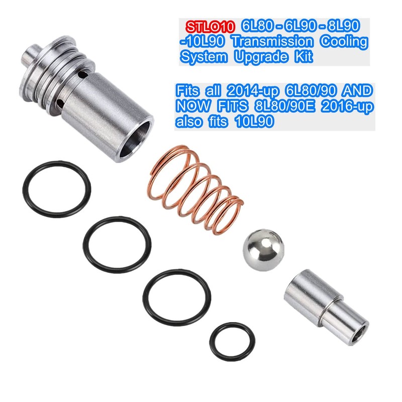 Transmission Cooling System Upgrade Kit for GM 6L80 6L90, 8L80