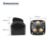 Recoil BS4 1-2-Both-Off 4-Position Battery Switch, 12V-48V DC