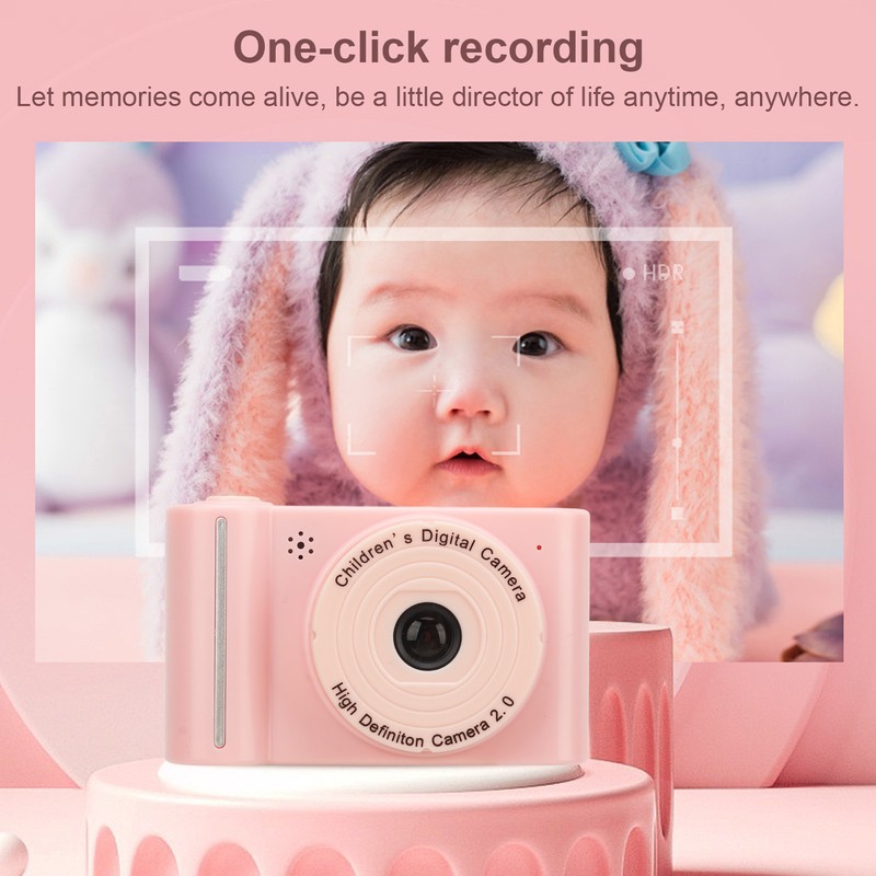 Kids Digital Camera Dual Lens 40MP Video Camera with 8X