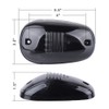 cciyu 5x 12LEDs Smoke/Amber Cab Roof Top Marker Running Lights