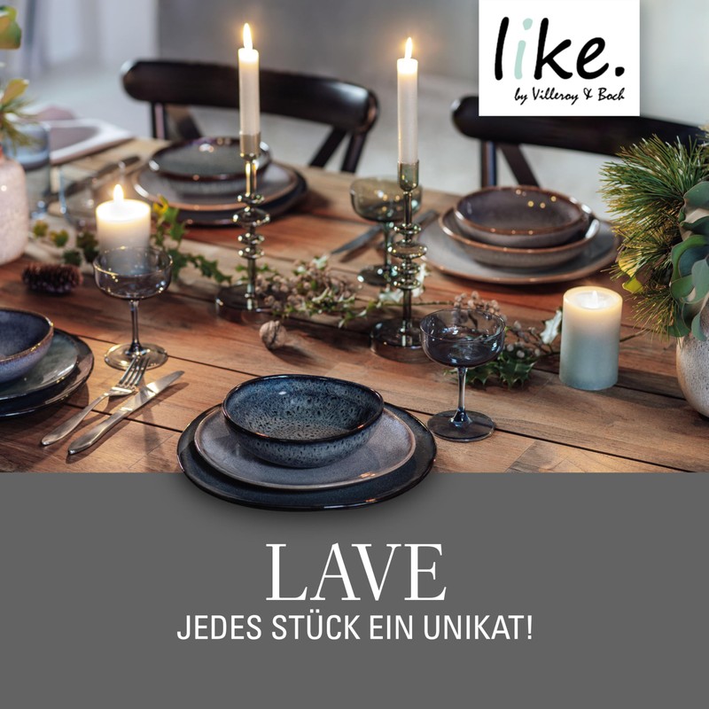 like. by Villeroy & Boch - Lave Glacé Coffee Saucer