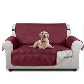 TAOCOCO Sofa Covers 2 Seater,Settee Covers,Non Slip Sofa Covers,Sofa Slipcovers,Pet Couch Covers,Washable Sofa Protectors for Dogs(Red)