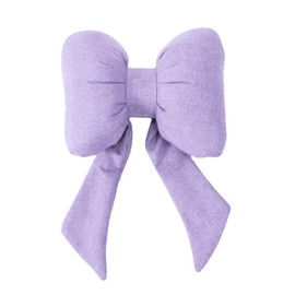 HEYXI Car Neck Pillows Bowknot Headrest Fit for Most Car l Heatrests Pillow for Home and Office Chair Purple