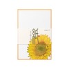 Midori 88733006 Summer Letter Foil Sunflower Postcard