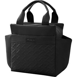 Loncheras Termica Gran Capacidad Bolsa de Almuerzo Aislada Porta Alimentos Nevera Portátil, Hermética Porta Fiambrera Plegable Hielera con Bolsillos Laterales,Para La Oficina,Senderismo,Picnic