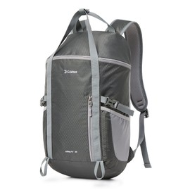 G4Free 35L Travel Daypack Waterproof Hiking Backpack for Camping Outdoor Sports Men Women (Dark Grey)