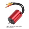 Brushless Motor 3200KV CNC Machining 4 Pole Torsion Aluminum Alloy
