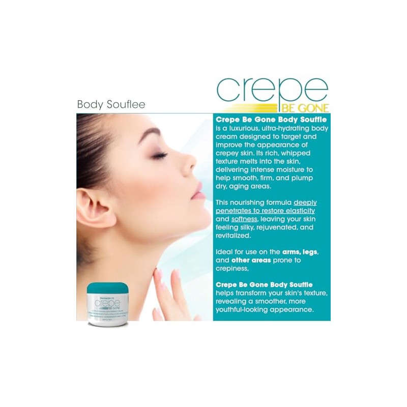 Dermactin Soufflé Corporal Clásico Crepe Be Gone De 85 G