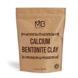 MB Herbals Calcium Bentonite Clay Powder 227g | For External Use Only