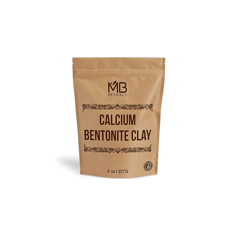 MB Herbals Calcium Bentonite Clay Powder 227g | For External