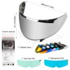 XINGWU Motorcycle Helmet Visor Replacement for HJ-34P Tinted C10 Helmet