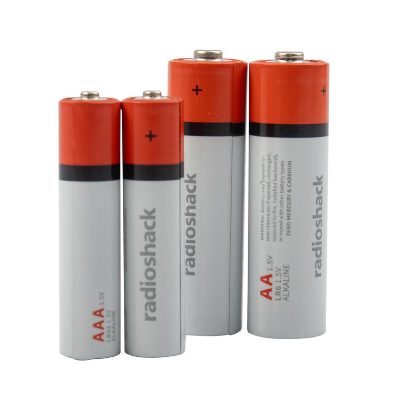 RadioShack 24 Count Alkaline Mixed Battery Pack 12 AA 12