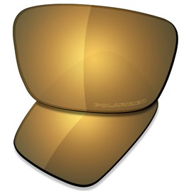 Saucer Premium Replacement Lenses for Oakley Fuel Cell OO9096 Sunglasses, High Defense - Bronze Gold Polarised