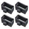 MECCANIXITY 4Pcs Single Slot Flat Cable Clamp 8, 13mm Mount