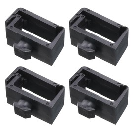 MECCANIXITY 4Pcs Single Slot Flat Cable Clamp 8, 13mm Mount Slot Width Wire Holder ABS for 40 Series European Standard Aluminum Extrusion