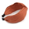 Tan Sateen Fabric Wide Chunky Flex HeadBand/Head Band