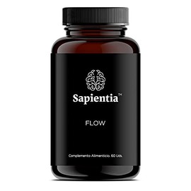 Sapientia Flow - Promueve PRODUCTIVIDAD y CLARIDAD MENTAL Nootrópico 100% natural, Gluconato de Zinc, Pasiflora, L-teanina, Verbena, Selenio, Complejo B - Suplemento Alimenticio