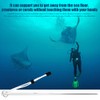 Aluminum Alloy Scuba Diving Noise Maker Stick Rod Pointer with