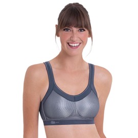 Anita Women's Momentum Soft Cup Sports Bra 5529, Anthracite