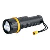 Ring Led Rubber D Cell Torch - Black