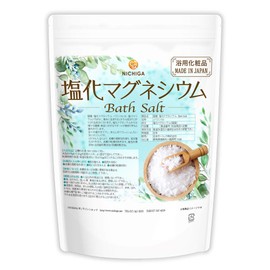 Made in Japan, Magnesium Chloride Bath Salt 21.3 oz (600 g), Moisturizing, Bath Cosmetics, Flake [01] NICHIGA No Additives, No Synthetic Fragrances, No Preservatives