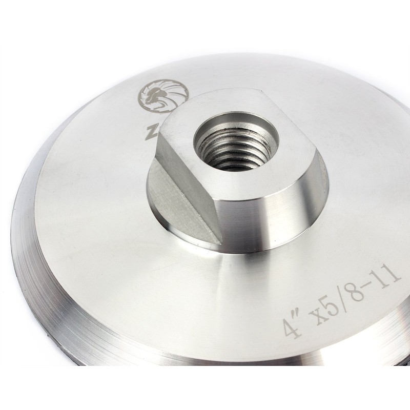 Z-LION Aluminum Backer Pad 4 Inch Hook and Loop Backing