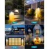Solar Lights Outdoor 1 Pack, 140LED/3 Modes Motion Sensor Lights