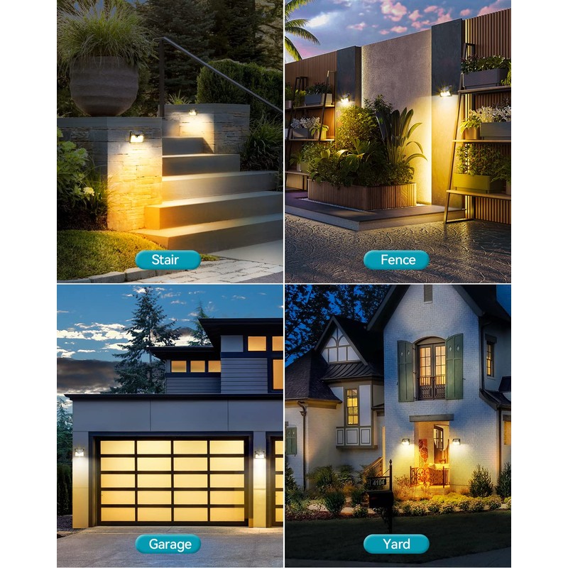 Solar Lights Outdoor 1 Pack, 140LED/3 Modes Motion Sensor Lights