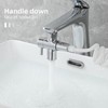 Tecmolog Brass Sink Valve Diverter Faucet Splitter for Kitchen or