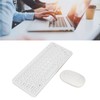 Keyboard Mouse Combo 2.4G Wireless Round Keycaps Ergonomic Design Silent