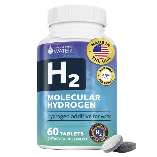 Invigorated Water Hydrogen Water Tablets with Magnesium - H2 Supplements