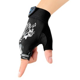 Sports Gloves, For Kids, Juniors, Fitness Gloves, Half Finger Gloves, Bicycle, Cycling Gloves, Climbing, Tennis, Training, Breathable, Anti-Slip, Cool, Half Finger Type, Outdoor, 3 Colors