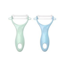 Vegetable Peelers for Kitchen - Carrot/Potato Peeler with Ergonomic Handle & Sharp Blade - Ceramic Y Peeler - Slicer for Fruits, Veggies, 2 Pcs